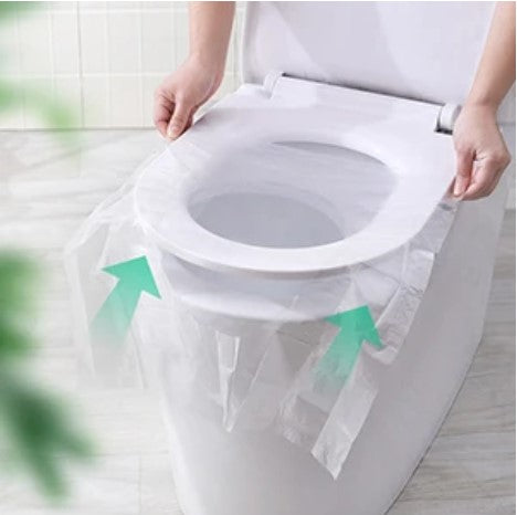 3'lü Paket – Hijyenik Tek Kullanımlık Klozet Kapağı Poşeti 50 Adet POŞETLİ