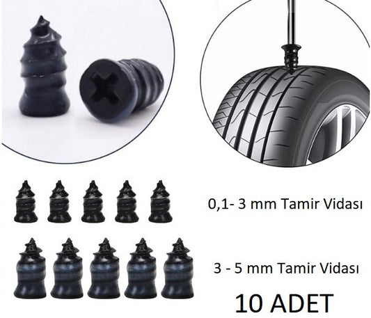 Lastik Tamir Kiti Kauçuk Vida Seti – görsel 3
