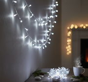 Damla Uçlu Beyaz Işık Şeffaf Kablo 10m 100 Led – görsel 1
