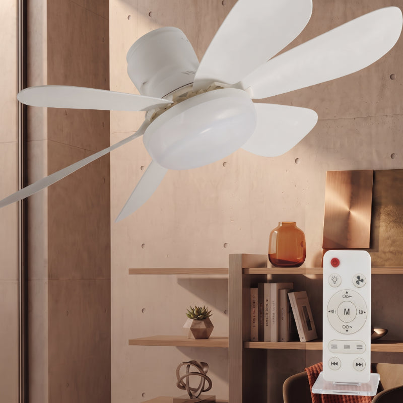 LED Tavan Vantilatörü - Avize - 52 cm - Zaman Ayarlı - Uzatma Duy Aparatlı – görsel 1