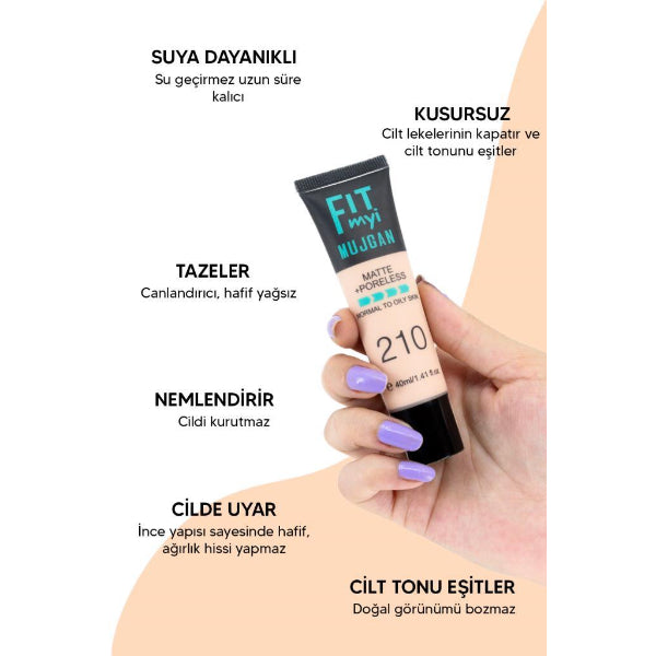 2'lü Paket – 3'lü Fit Myi Tüp Fondöten Seti