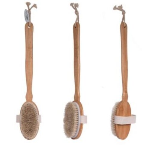 3'lü Paket – Organik Doğal At Kılı Banyo Fırçası