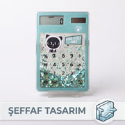 Şeffaf Hesap Makinesi - Sevimli Simli Tasarım – görsel 2