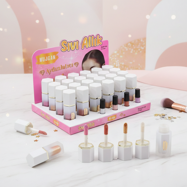 2'lü Paket – 4'lü Ruj Şekilli Likit Allık Seti