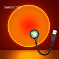 2'lü Paket – Taşınabilir USB Sunset Gün Batımı Ambiyans Işığı Lamba