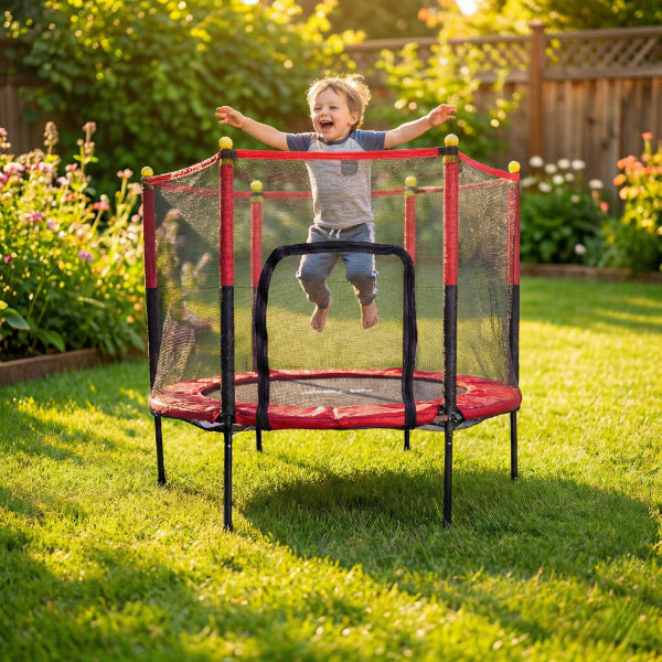 Fileli 140 cm Büyük Boy Trambolin – görsel 1