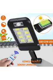 Uzaktan Kumandalı 160 Led Solar Bahçe Lambası – görsel 1