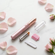 Yüz Tüy Alma Makinesi -Pilli - Pembe - Kalem Tasarımlı - Pratik Kullanım – görsel 1